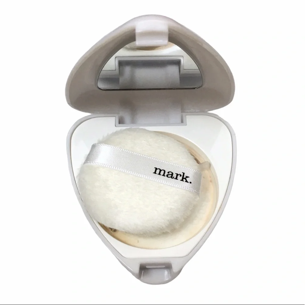 mark. Powder-Matic Go Anywhere Loose Powder Compact Mirror Puff Shade Medium